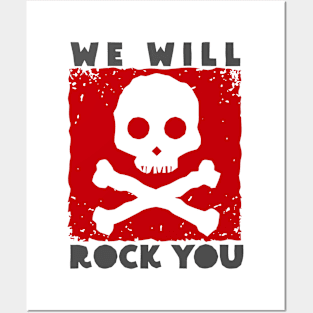 star celebrity rock and roll skull roses superstar Posters and Art